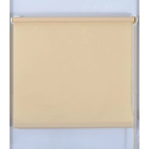 Рулонная штора "Простая MJ", размер 190х160 см, цвет песочный