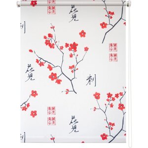 Рулонная штора "Япония", 100 х 175 см, цвет белый