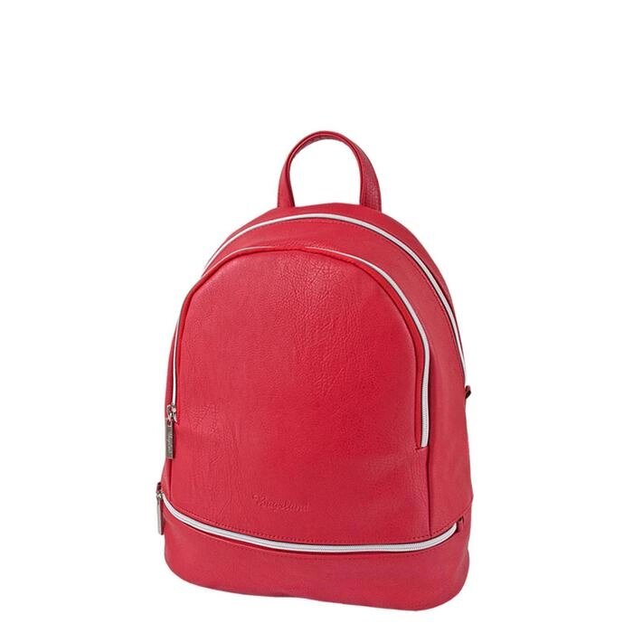 Рюкзак иск. кожа, молния, цвет красный от компании Интернет-гипермаркет «MALL24» - фото 1