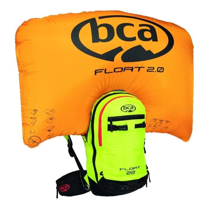 Рюкзак лавинный без баллона BCA FLOAT 2.0 22, 23E0001.2.1.1SIZ, цвет Желтый от компании Интернет-гипермаркет «MALL24» - фото 1
