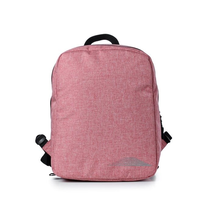 Рюкзак, отдел на молнии, цвет коралловый 27,5х37х11,2см от компании Интернет-гипермаркет «MALL24» - фото 1