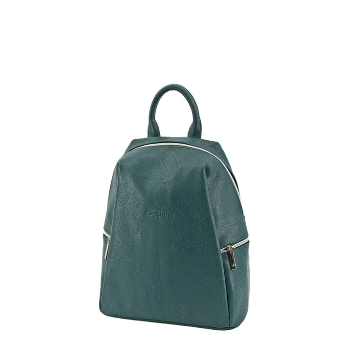 Рюкзак, отдел на молнии, цвет зеленый 33х27х13см от компании Интернет-гипермаркет «MALL24» - фото 1