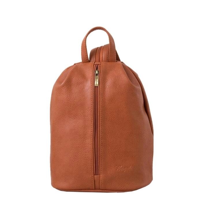 Рюкзак, отдел на молнии, наружный карман, цвет рыжий от компании Интернет-гипермаркет «MALL24» - фото 1