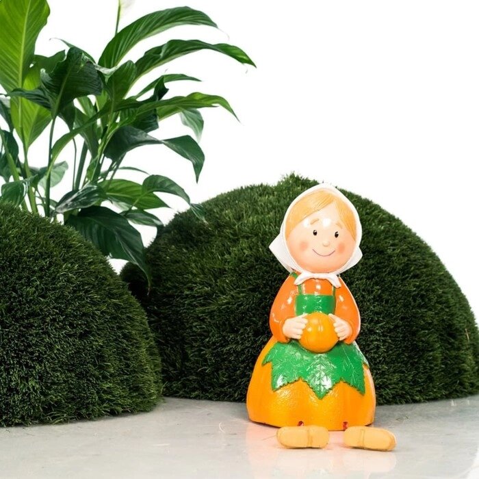 Садовая фигура "Гном дыня" 19х20х37см от компании Интернет-гипермаркет «MALL24» - фото 1