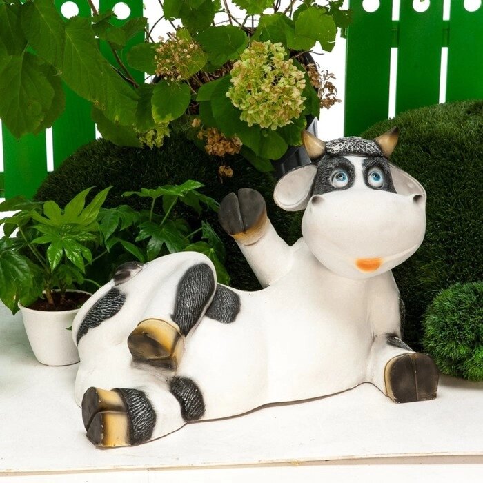 Садовая фигура "Корова лежит" 40х70х45см от компании Интернет-гипермаркет «MALL24» - фото 1