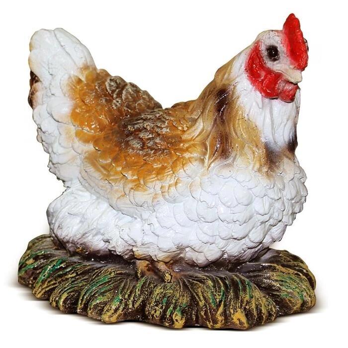 Садовая фигура "Курица в гнезде" 23х19х19см от компании Интернет-гипермаркет «MALL24» - фото 1