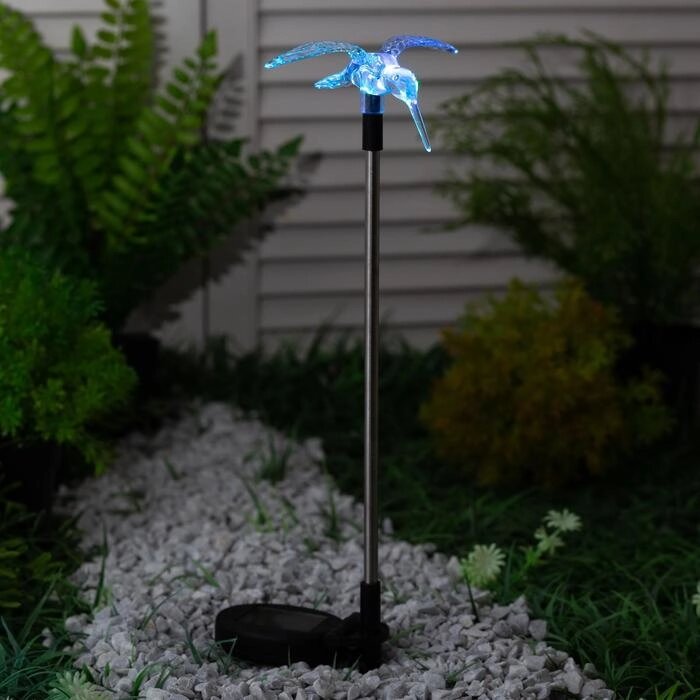 Садовый светильник на солнечной батарее Uniel Colibri, серия Special от компании Интернет-гипермаркет «MALL24» - фото 1