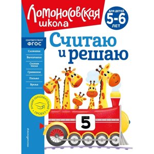 Считаю и решаю. Для детей 5-6 лет. Володина Н. В.