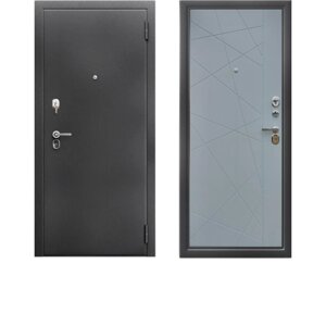 Сейф-дверь "Берлога Тринити", 970 2060 мм, левая, цвет антик серебро / хьюстон силк маус