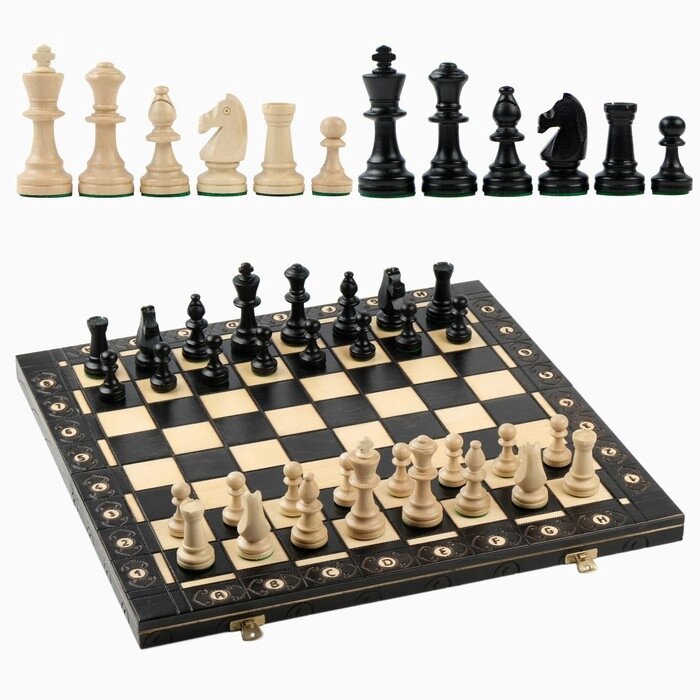 Шахматы "Консул", 48 х 48 см, король h=9 см от компании Интернет-гипермаркет «MALL24» - фото 1