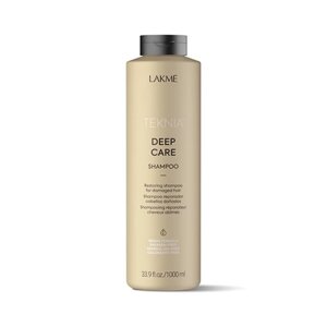 Шампунь для поврежденных волос LAKME Teknia Deep Care Shampoo, восстановление, 1000 мл