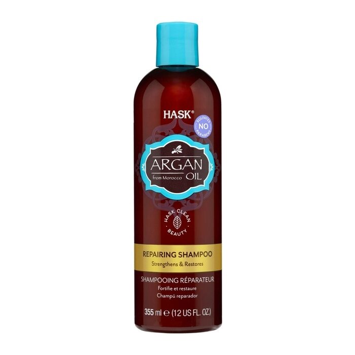 Шампунь для волос HASK Восстанавливающий с Аргановым маслом, 355 мл от компании Интернет-гипермаркет «MALL24» - фото 1