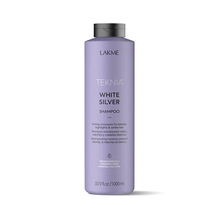 Шампунь для волос LAKME Teknia White Silver Shampoo, тонирующий, 1000 мл от компании Интернет-гипермаркет «MALL24» - фото 1