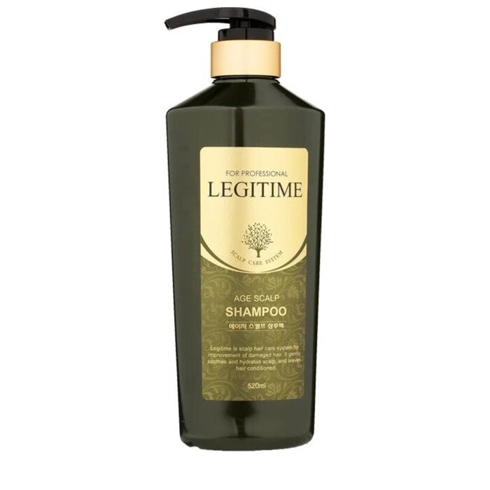 Шампунь для волос укрепляющий Legitime Age Scalp Shampoo 520мл от компании Интернет-гипермаркет «MALL24» - фото 1