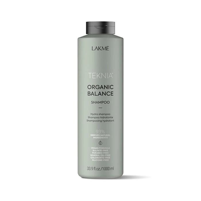 Шампунь для всех типов волос LAKME Teknia Organic Balance Shampoo, бессульфатный, 1000 мл от компании Интернет-гипермаркет «MALL24» - фото 1