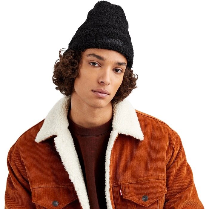 Шапка мужская Levis Men Cozy Beanie, размер OS Tech size от компании Интернет-гипермаркет «MALL24» - фото 1