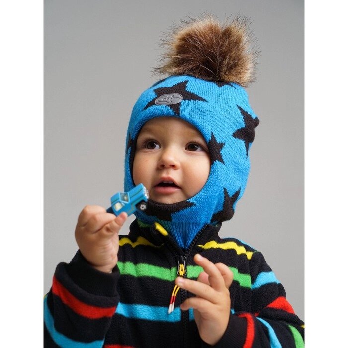 Шапка-шлем для мальчика, размер 46 от компании Интернет-гипермаркет «MALL24» - фото 1