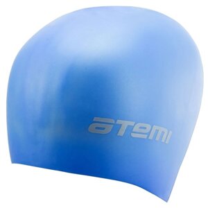 Шапочка для плавания Atemi RC302, силикон (б/м), синяя