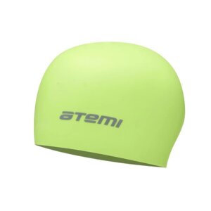 Шапочка для плавания Atemi RC305, силикон (б/м), неоново-жёлтая