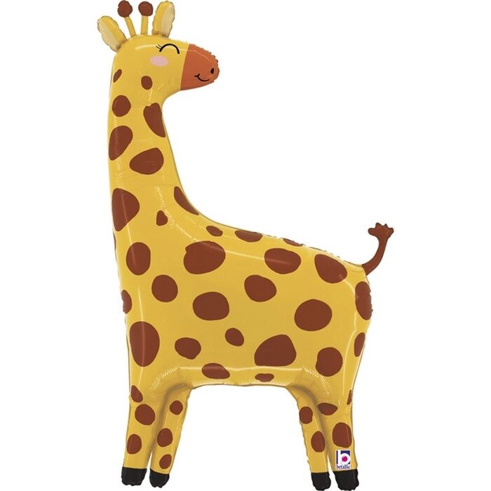 Шар фольгированный 41" фигура "Жираф" от компании Интернет-гипермаркет «MALL24» - фото 1