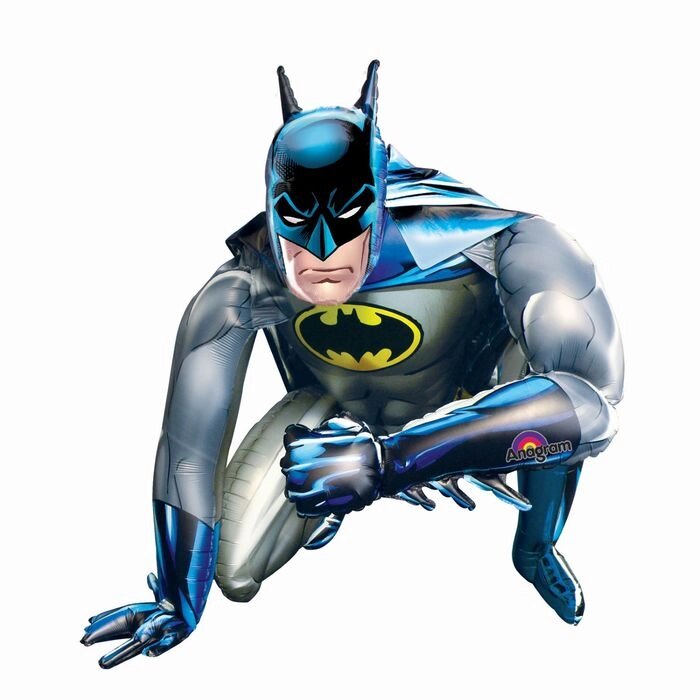 Шар фольгированный 45" "Бэтмен", ходячий от компании Интернет-гипермаркет «MALL24» - фото 1