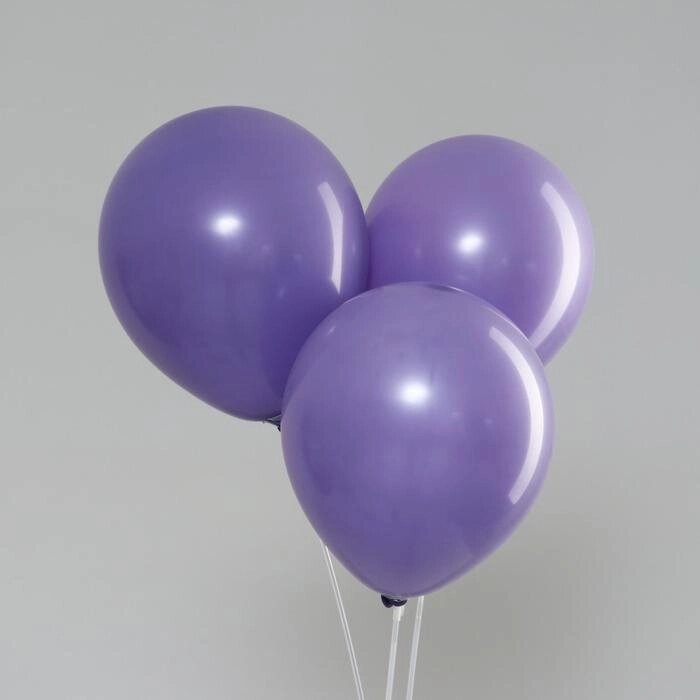 Шар латексный 10", макарун, набор 100 шт., цвет лиловый от компании Интернет-гипермаркет «MALL24» - фото 1