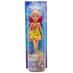 Шарнирная кукла Winx Club "Стелла", с крыльями, 24 см