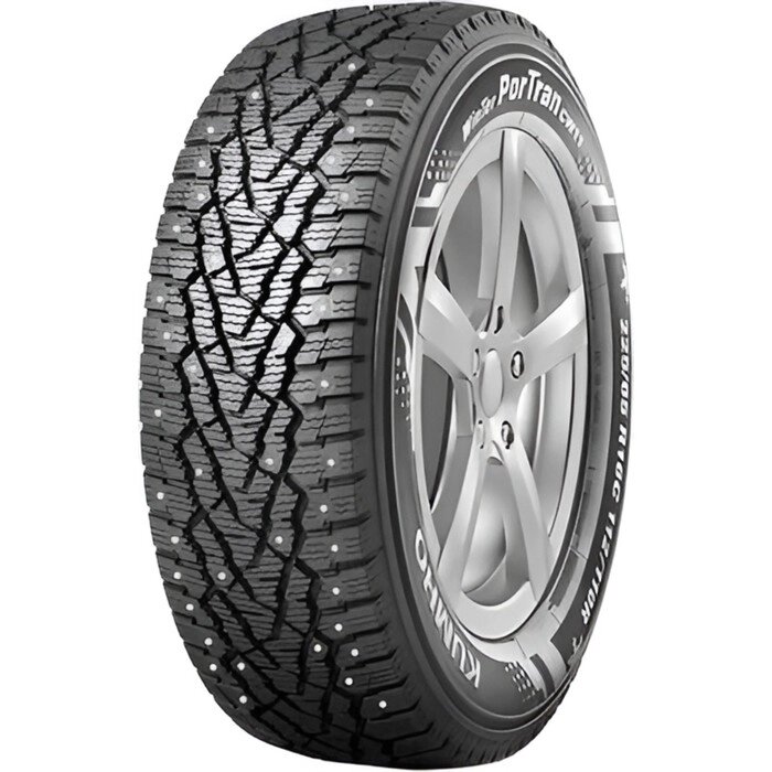 Шина зимняя шипованная Kumho Winter Portran CW11 195/70 R15C 104/102R от компании Интернет-гипермаркет «MALL24» - фото 1