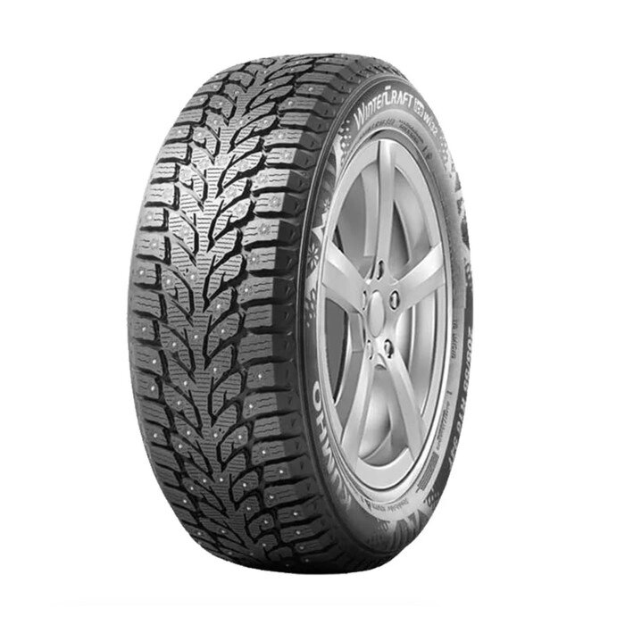 Шина зимняя шипованная Kumho WinterCraft ice Wi32 215/55 R17 98T от компании Интернет-гипермаркет «MALL24» - фото 1