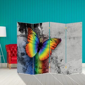 Ширма "Бабочка. декор 2", двухсторонняя, 200 160 см