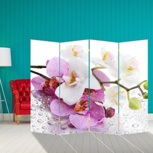 Ширма "Орхидеи. Утренняя свежесть", 200 160 см