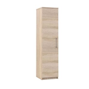 Шкаф 1-дверный "Аврора", 504 574 2118 мм, цвет сонома / белый