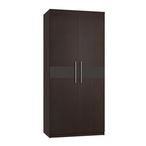 Шкаф для одежды 2-х дверный "Роксана", 1002 584 2198 мм, цвет дуб венге