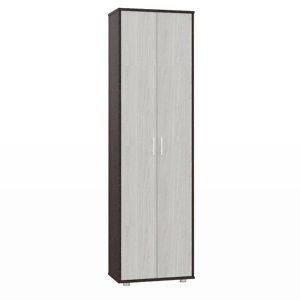 Шкаф для одежды "Афина", 600 343 2078 мм, 2 двери, дуб венге / ясень анкор светлый