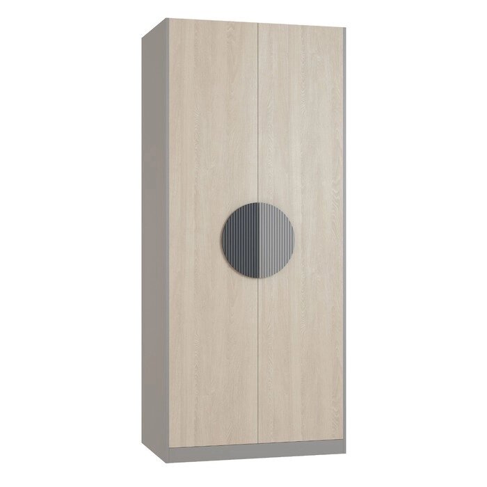 Шкаф для одежды "Тиволи", 2-х дверный, 932  592  2153 мм, дуб сонома / глиняный серый от компании Интернет-гипермаркет «MALL24» - фото 1