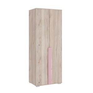 Шкаф двухдверный "Лайк 03.01", 800 550 2100 мм, цвет дуб мария / роуз