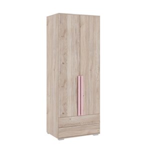 Шкаф двухдверный "Лайк 55.01", 800 550 2100 мм, цвет дуб мария / роуз