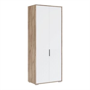 Шкаф двухдверный "Николь №6", 9235232320 мм, цвет дуб альпийский/белое сияние