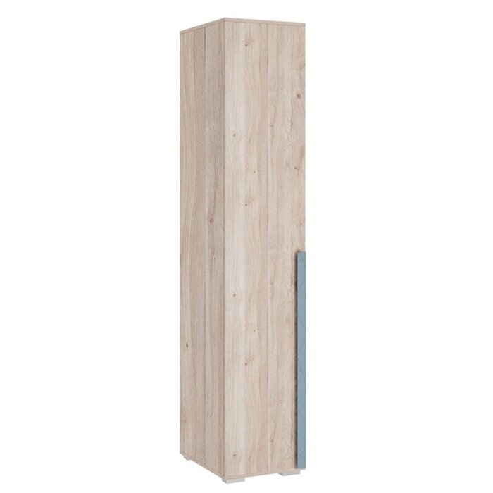 Шкаф однодверный "Лайк 01.01", 400  550  2100 мм, цвет дуб мария / индиго от компании Интернет-гипермаркет «MALL24» - фото 1