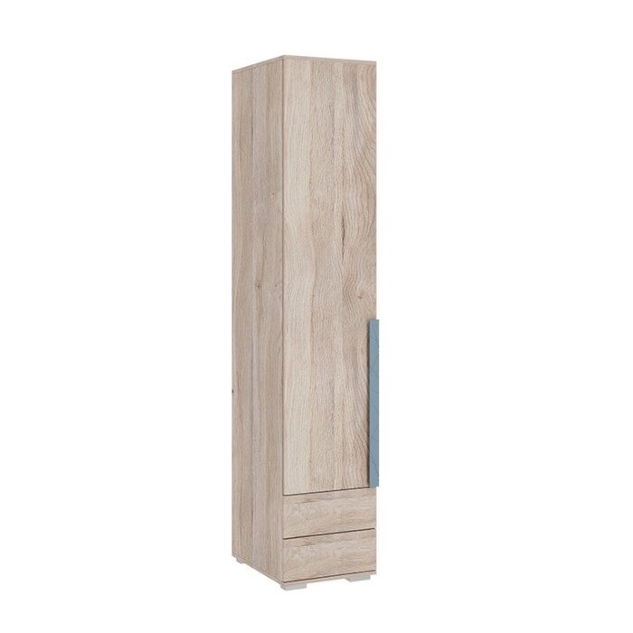 Шкаф однодверный "Лайк 54.01", 400  550  2100 мм, цвет дуб мария / индиго от компании Интернет-гипермаркет «MALL24» - фото 1
