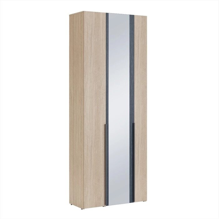 Шкаф трёхдверный "Палермо №5", 9004052350 мм, с зеркалом, цвет палермо/рейн морион от компании Интернет-гипермаркет «MALL24» - фото 1
