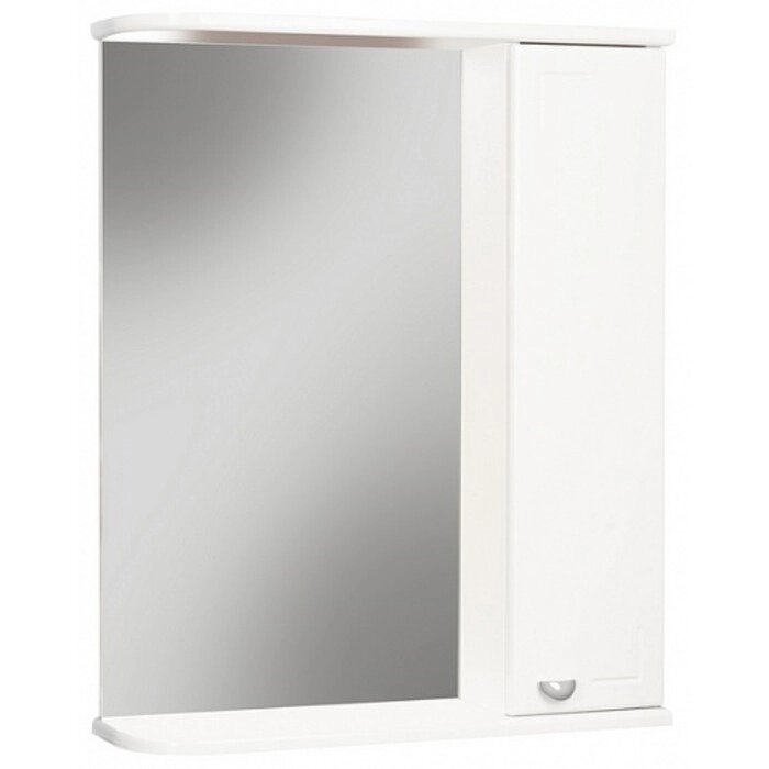 Шкаф-зеркало Классик 55 правый АЙСБЕРГ от компании Интернет-гипермаркет «MALL24» - фото 1