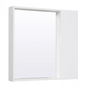 Шкаф-зеркало "Манхэттен 75" белый, универсальный