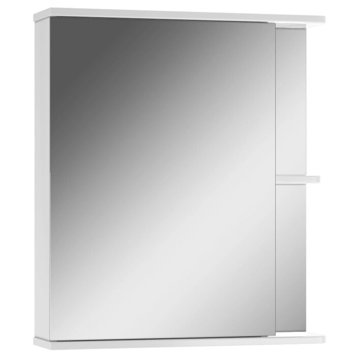 Шкаф-зеркало Норма 1-60 левый от компании Интернет-гипермаркет «MALL24» - фото 1