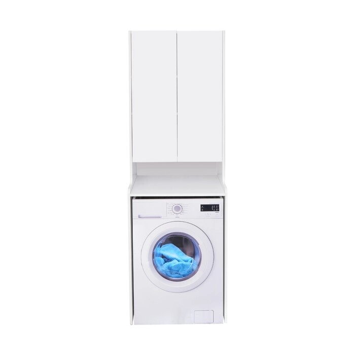 Шкафчик для стиральной машины Aquaton "Лондри" цвет белый от компании Интернет-гипермаркет «MALL24» - фото 1
