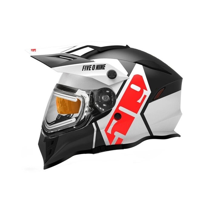 Шлем 509 Delta R3L с подогревом, размер L, чёрный, белый, красный от компании Интернет-гипермаркет «MALL24» - фото 1