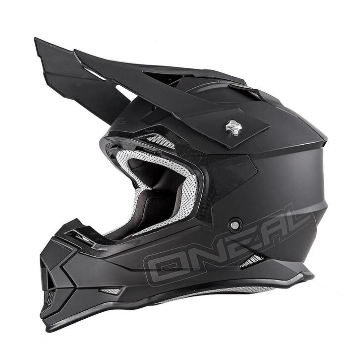 Шлем кроссовый 2Series FLAT черный, M от компании Интернет-гипермаркет «MALL24» - фото 1