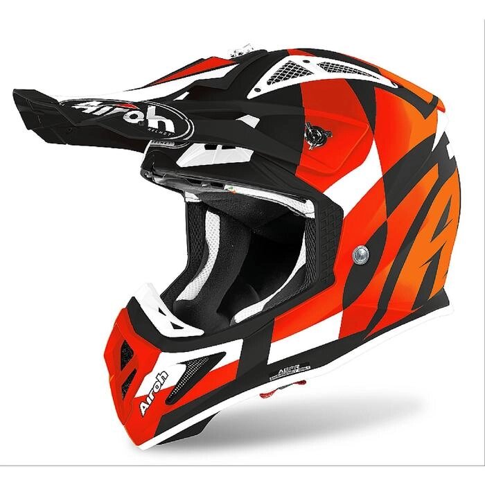 Шлем кроссовый AVIATOR ACE, матовый, оранжевый, чёрный, XL от компании Интернет-гипермаркет «MALL24» - фото 1