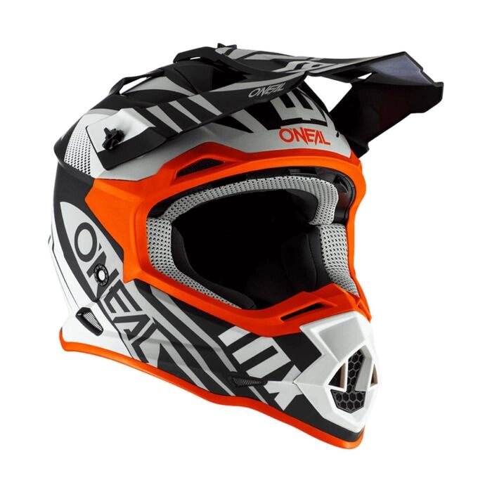 Шлем кроссовый O’NEAL 2Series SPYDE 2.0 цвет черный/белый, размер S от компании Интернет-гипермаркет «MALL24» - фото 1