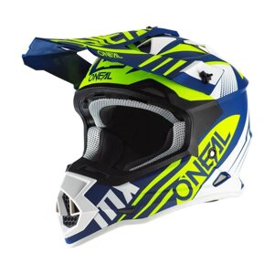 Шлем кроссовый O’NEAL 2Series SPYDE 2.0 цвет синий/желтый, размер L